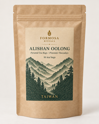 Alishan High Mountain Oolong – Piramide theezakjes