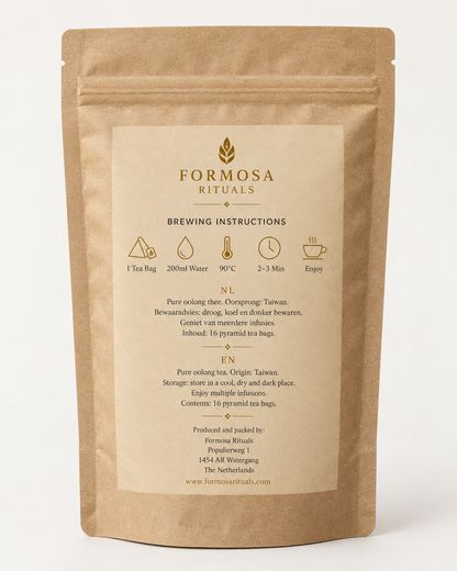 Alishan High Mountain Oolong – Piramide theezakjes